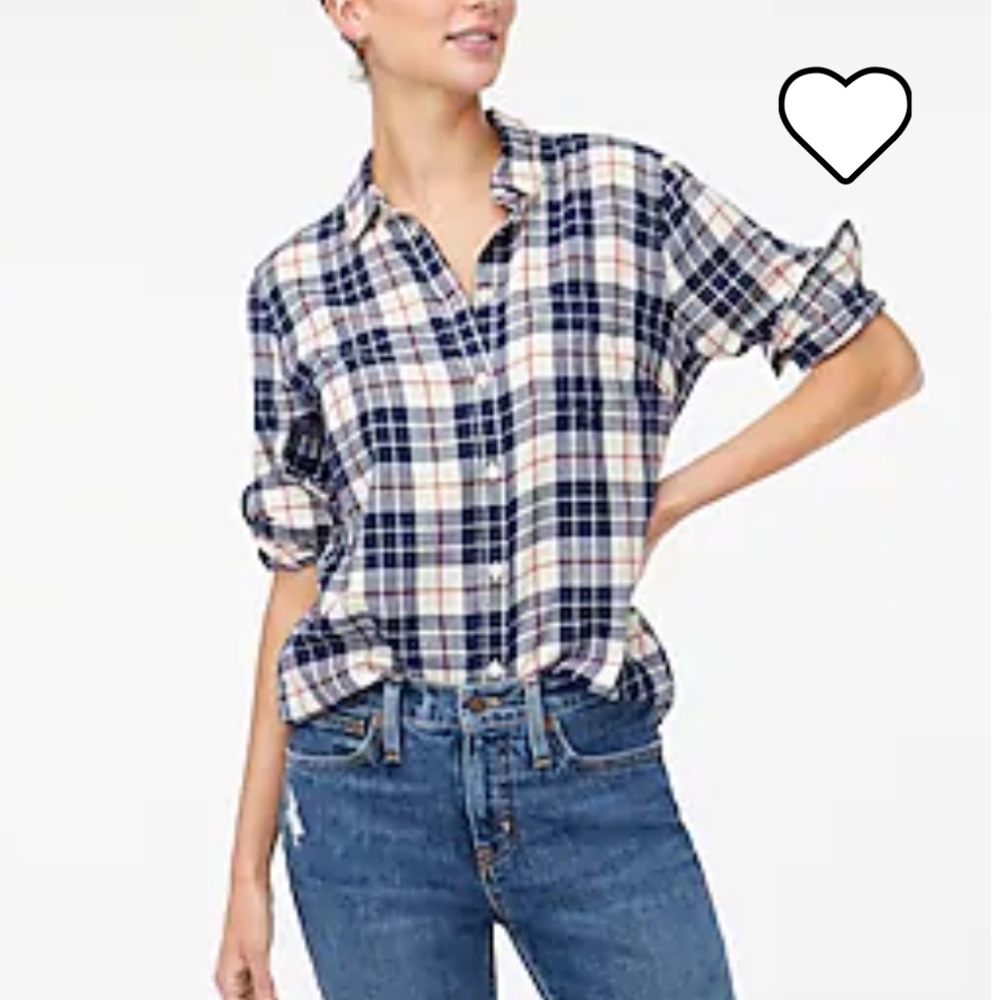 J. Crew factory flannel button down